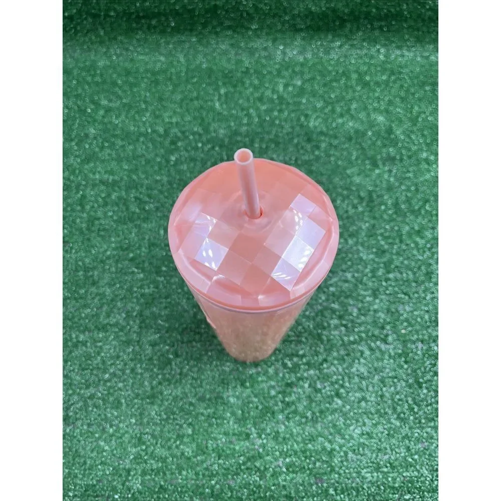 Starbucks Tumbler  2021 24 oz‎ Venti Pink Marble Pearl Kaleidoscope NEW